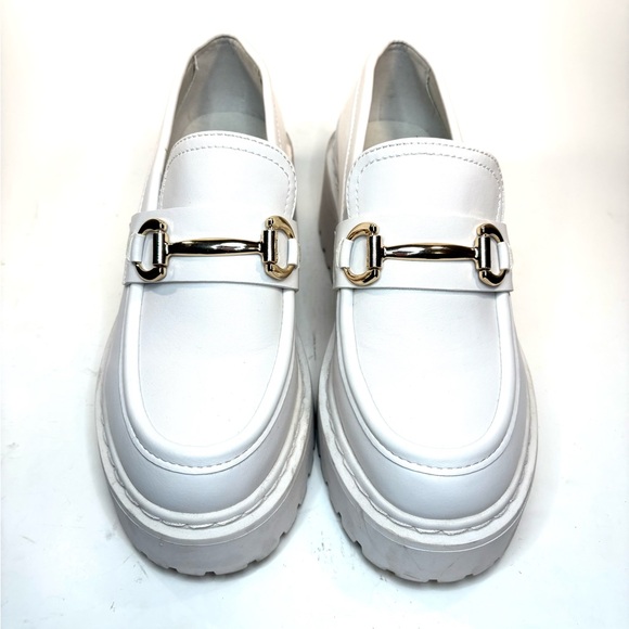 Steve Madden Approach White Platform Loafers | 36 - Picture 3 of 9